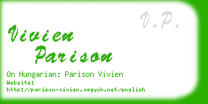 vivien parison business card